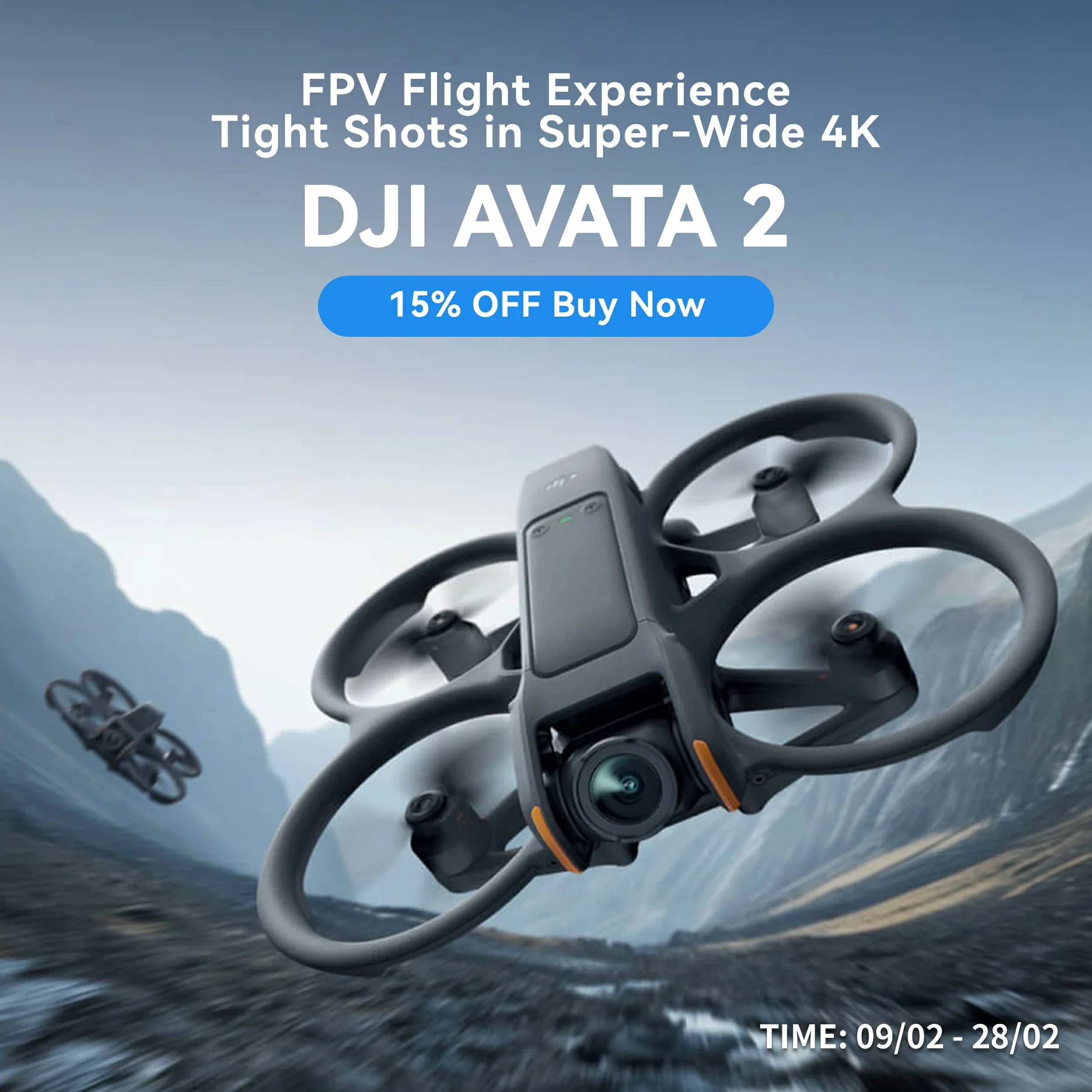 DJI Avata 2 Fly More Combo Single Battery - Image 3